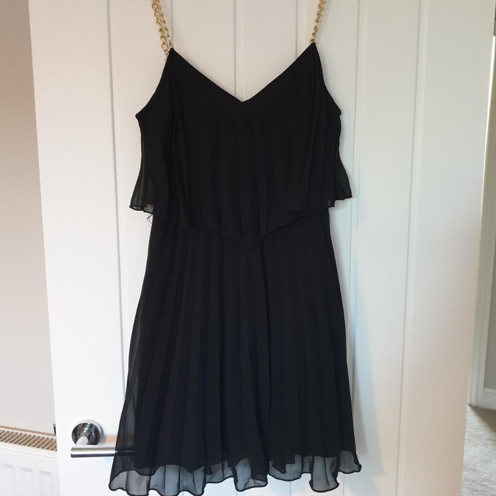 Lipsy Womens Black Dress